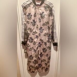 Adidas X Farm Rio women's satin kimono/track jacket XS